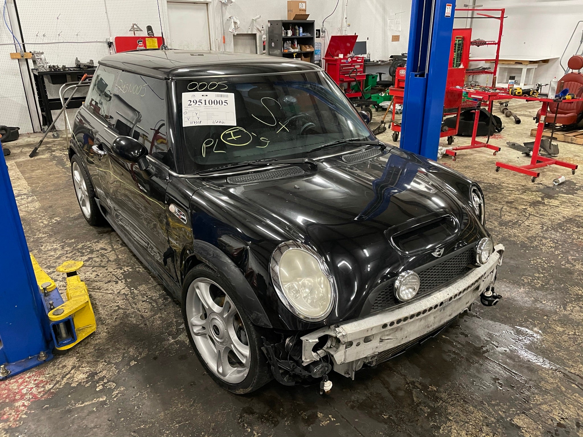 ALLMAG Auto Parts, 2004 MINI Cooper Hatchback S with JCW Tuning Kit, New Parts Car (March 2021) Stk # 228