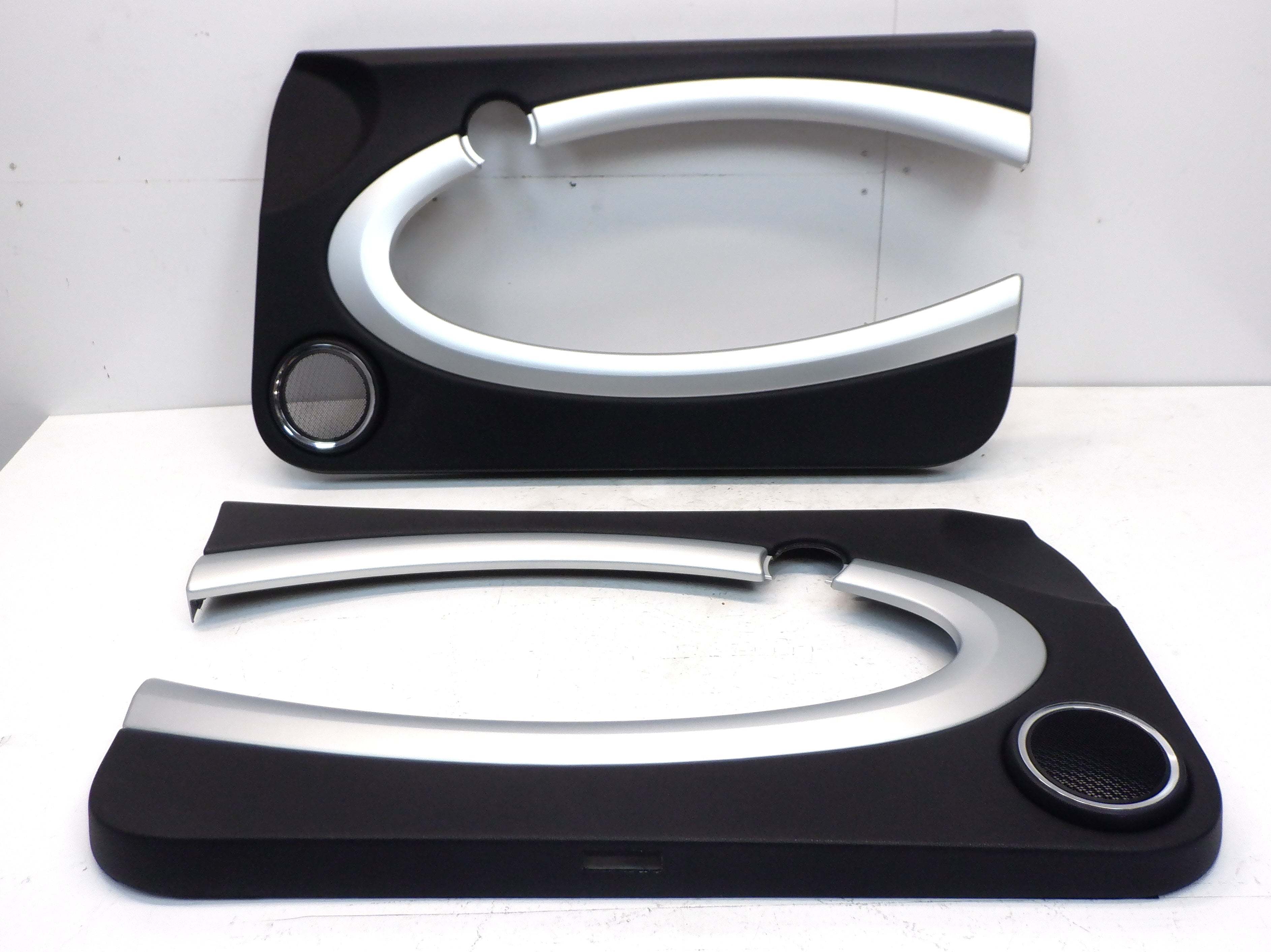 Mini Cooper, Mini Cooper Fluid Silver Door Panel Set 07-15 R56 R57 249