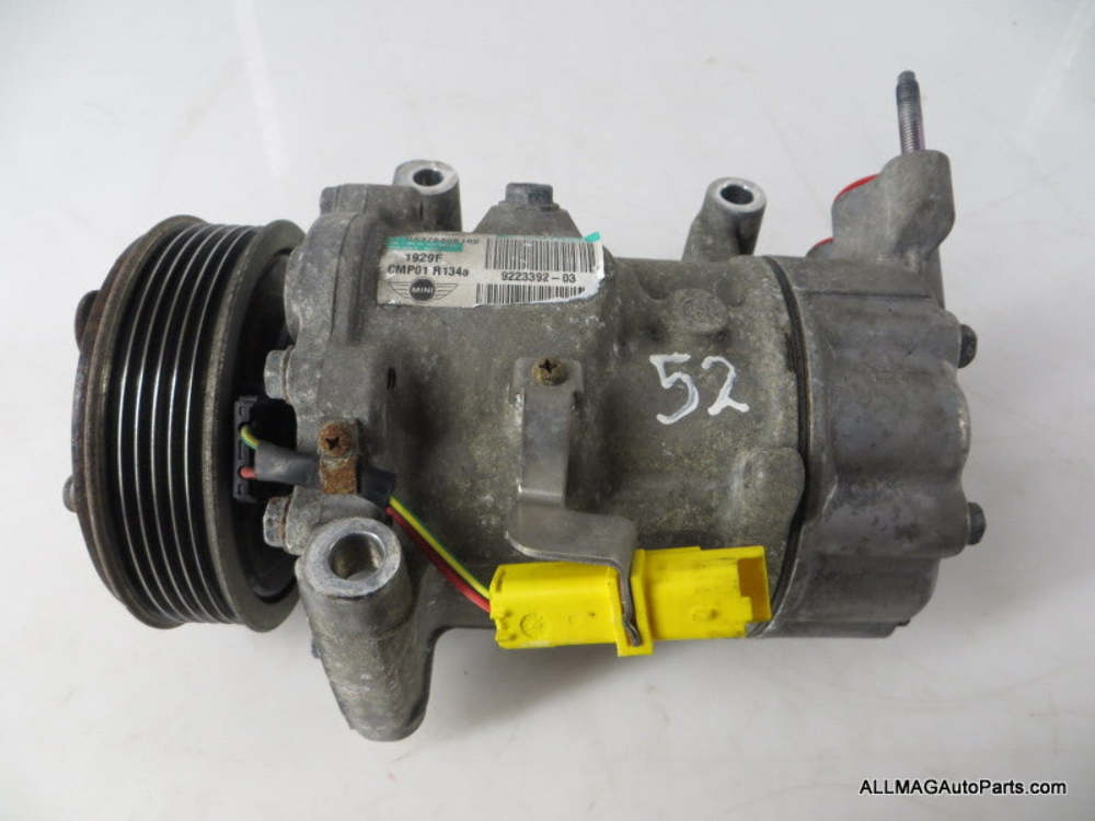 Mini Cooper, Mini Cooper Post-LCI AC Compressor N16 N18 64529223392 2011-2016 R5x R6x