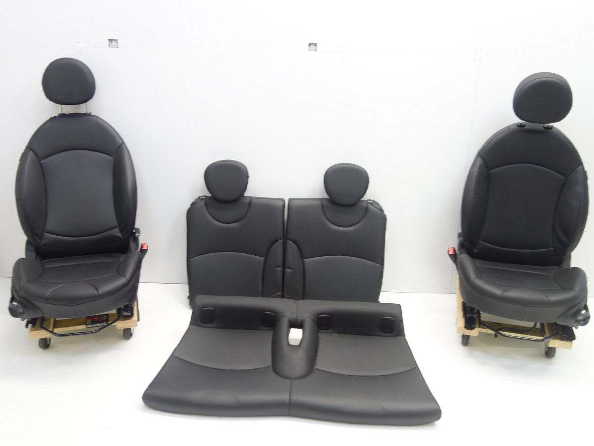 Mini Cooper, Mini Cooper R57 Convertible Seats Carbon Black Leatherette K9E1 09-15 172