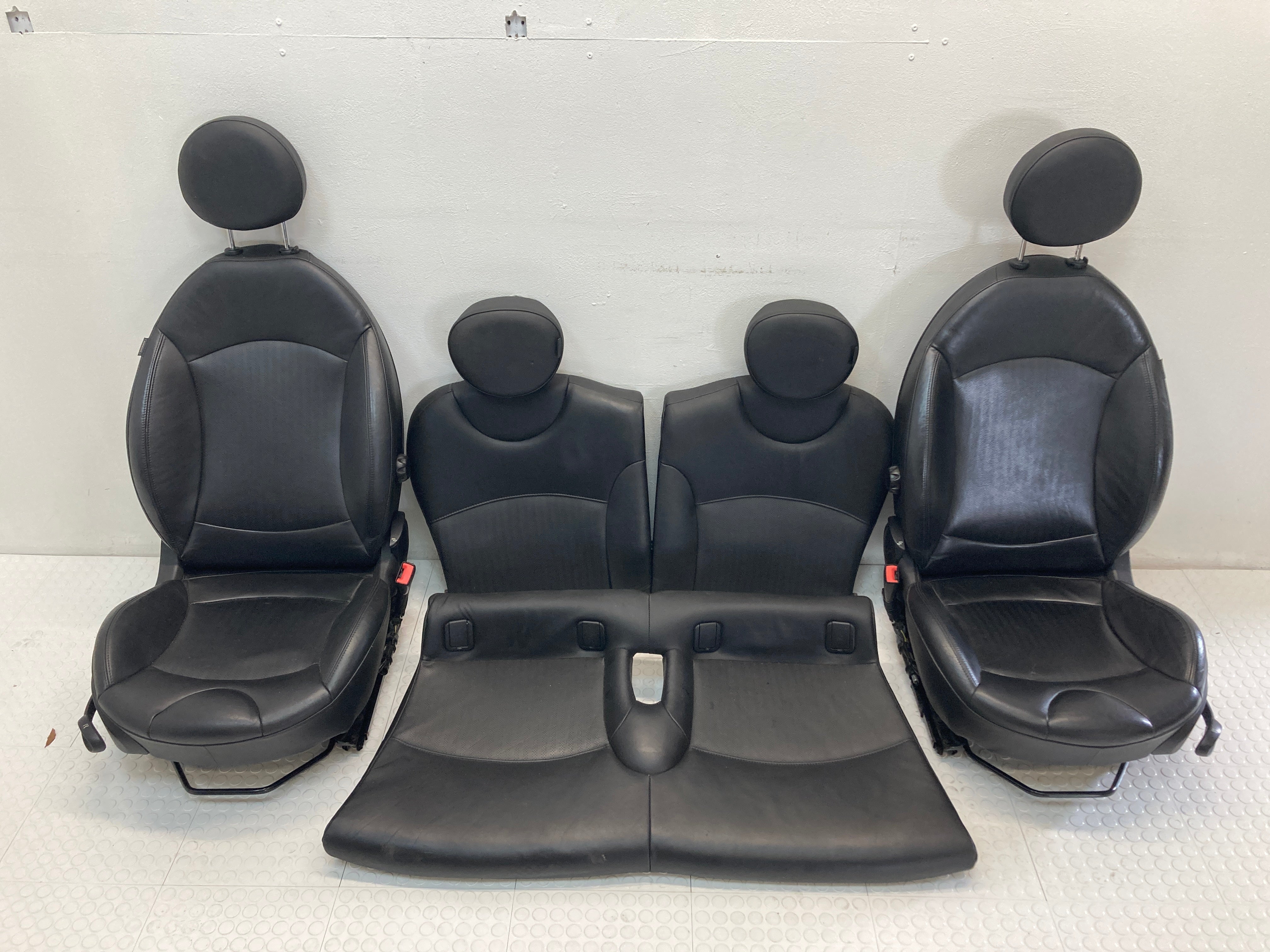 Mini Cooper, Mini Cooper Sport Seats Leather Punch Carbon Black T8E1 Heated 07-14 R56 R55