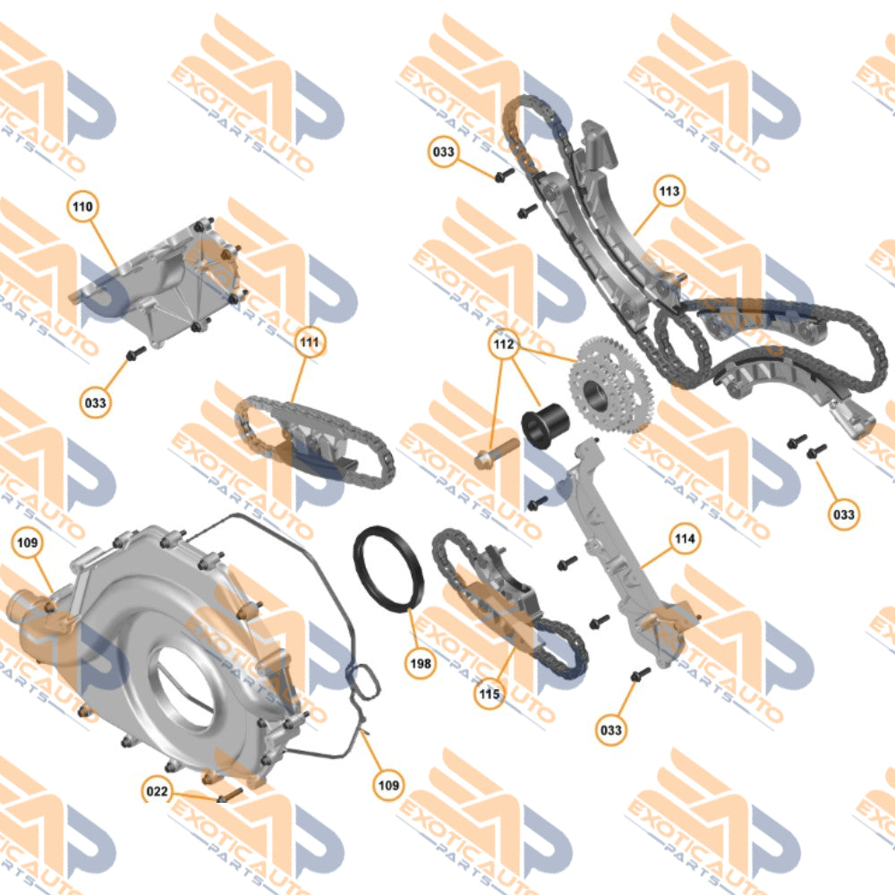 McLaren, Timing Chain kit